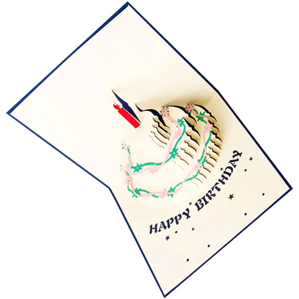 3D card birthday card cake card up greeting cards