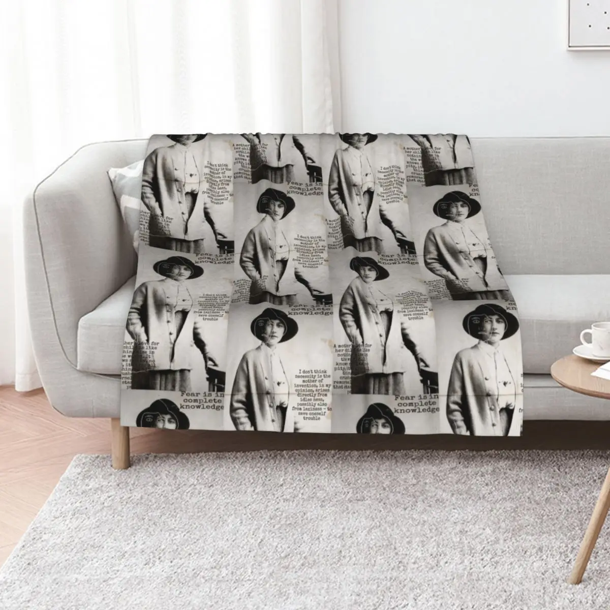 agatha christie appreciation Throw Blanket Luxury St Sofas Large Hairy Weighted for sofa Blankets