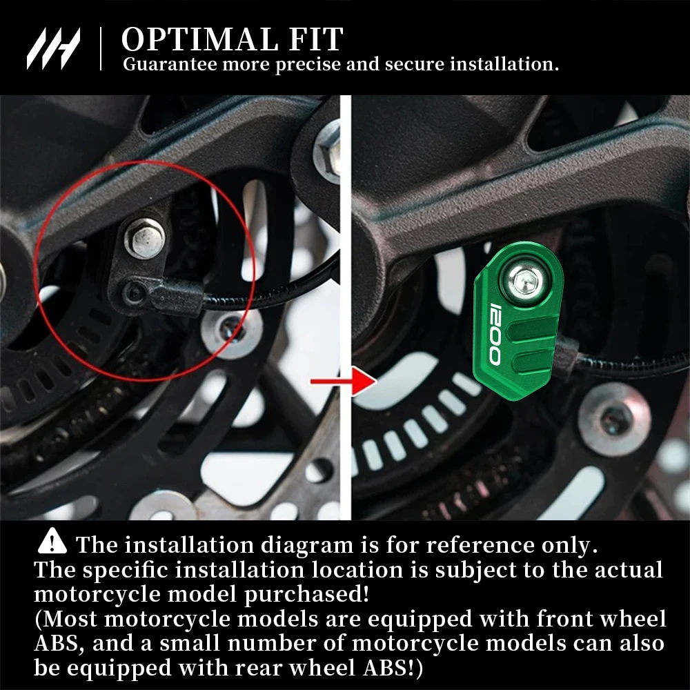 Motorcycle ABS Sensor Guard for R1200GS LC 16-18 R1200GS LC Adventure 16-18 CNC Aluminum Front Rear Protector Accessories