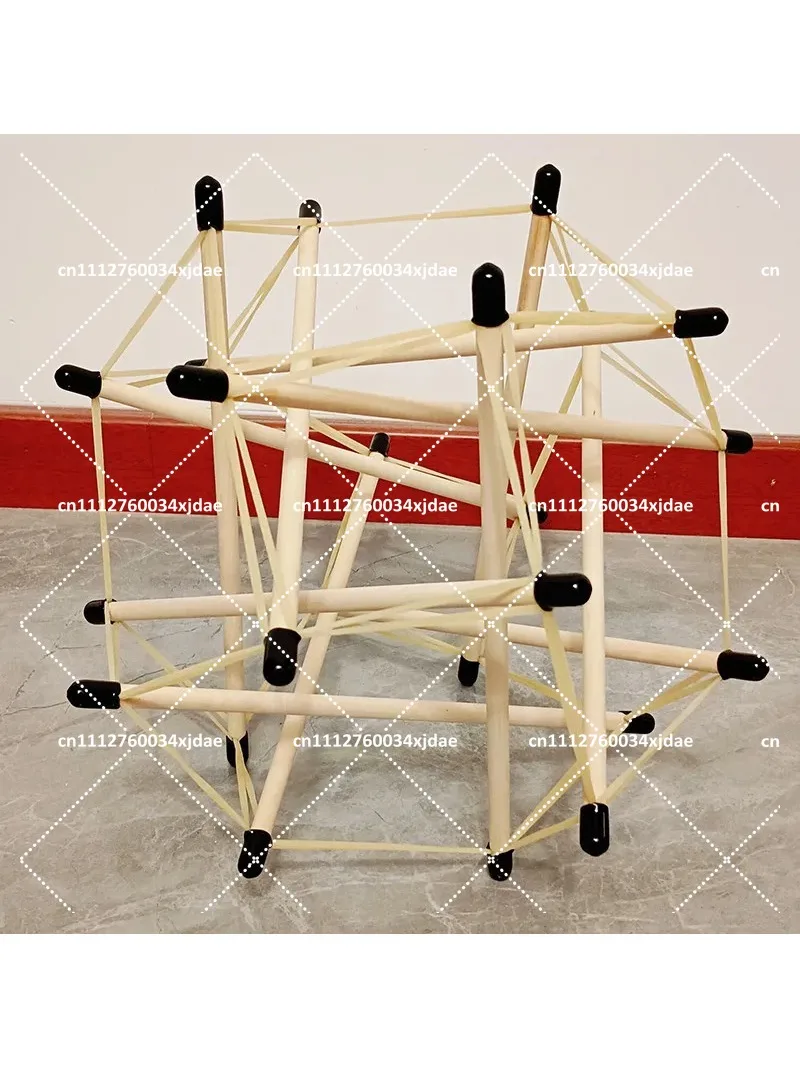 12 Rod Fascial Tensegrity Model Structure Teaching Aid for Rehabilitation Dynamics