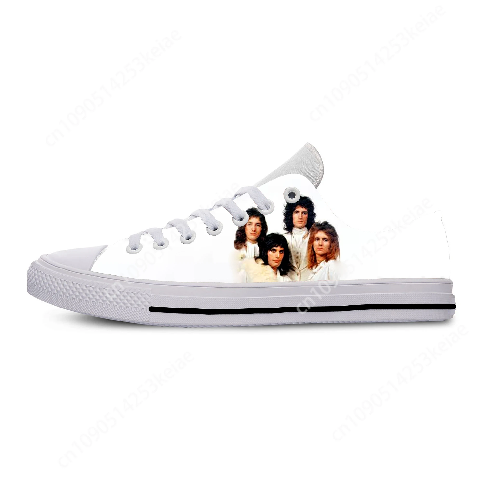 Hot Pop Cool High Quality Summer Sneakers Casual Shoes Men Women Queen Rock Band Freddie Mercury Low Top Classic Board Shoes