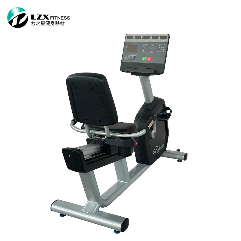 Cardio Fitness Commercial Recumbent Bike LED Screen Gym Equipment Magnetic Exercise Bike Recumbent Bike for Body Building