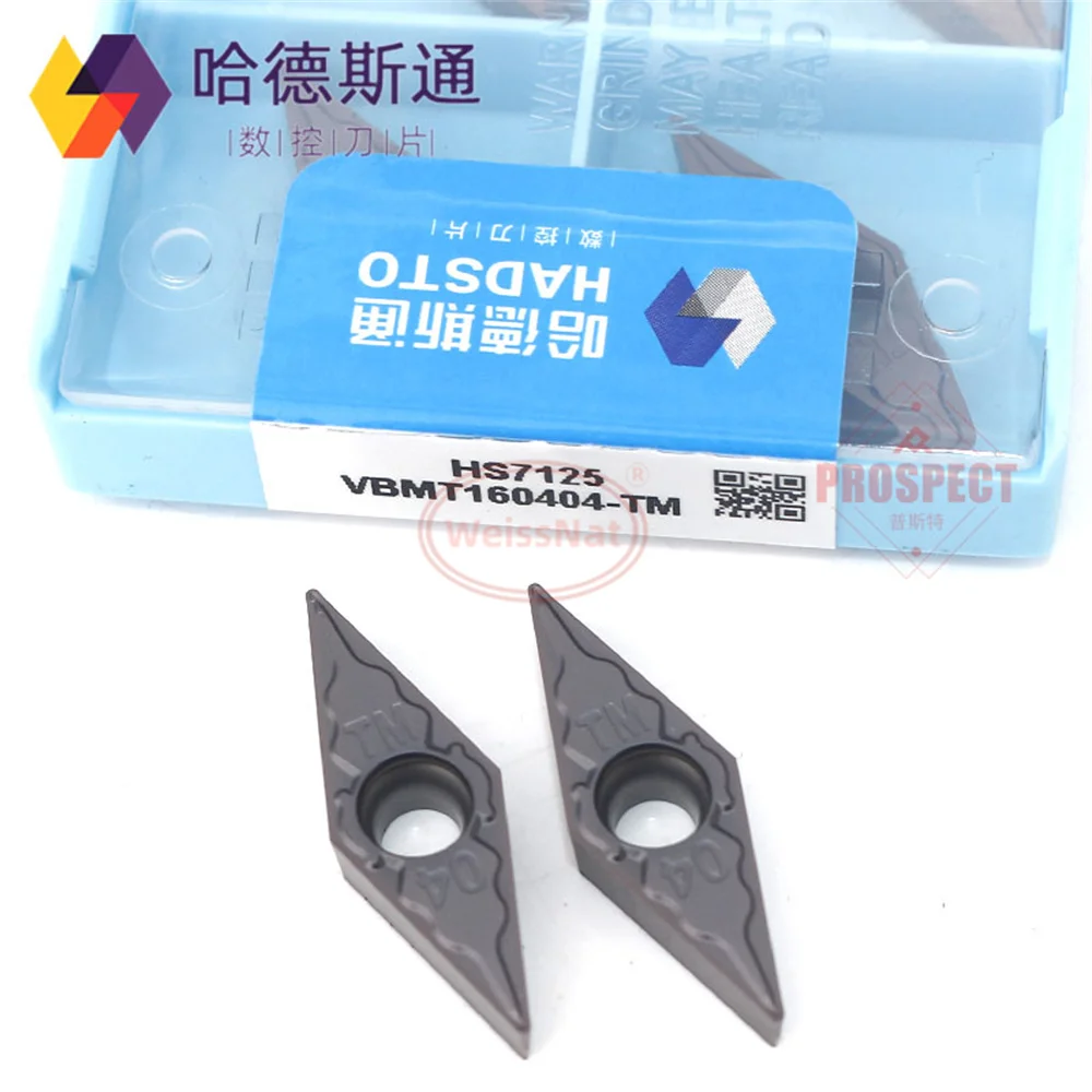 

VCMT110304 110308-TM VBMT110304 110308 160404 160408 160412-TM TF HS7125 HS7225 HS8125 HS6115 Твердосплавные пластины VCMT Вставки VBMT