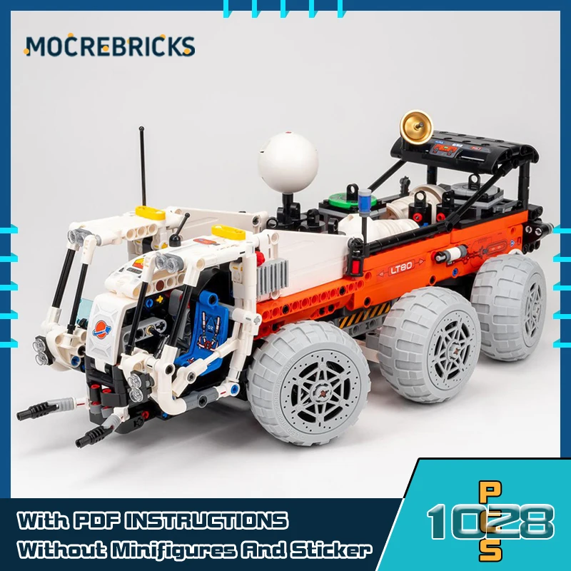 Famous Engineering Vehicle Space Garbage Truck Building Blocks Popular Movie Series Model Bricks Toys Children's Birthday Gifts