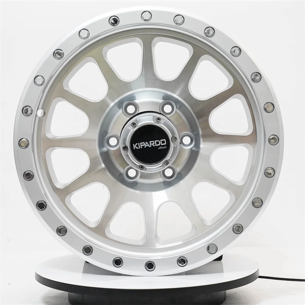 

2026 Hot Sale Kipardo 17x9 18x9 20x9 Multi Spoke 5x127 6x139.7 for Ranger Hilux Tank Wrangler Simulated Beadlock