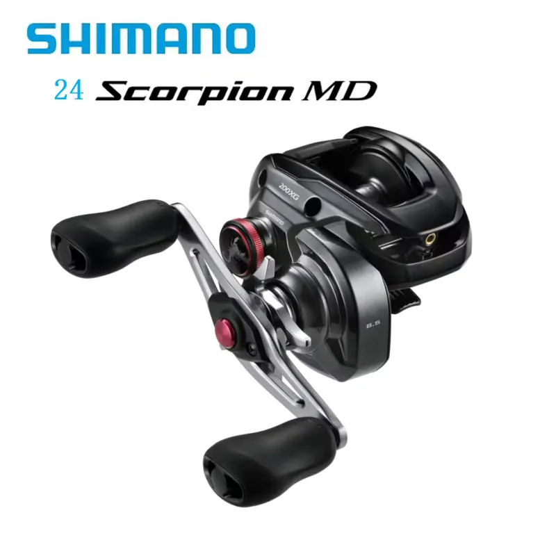 2024 New SHIMANO SCORPION MD 200HG 201HG 200XG 201XG Mgl Spool Ⅲ Saltwater Baitcasting Fishing Reel