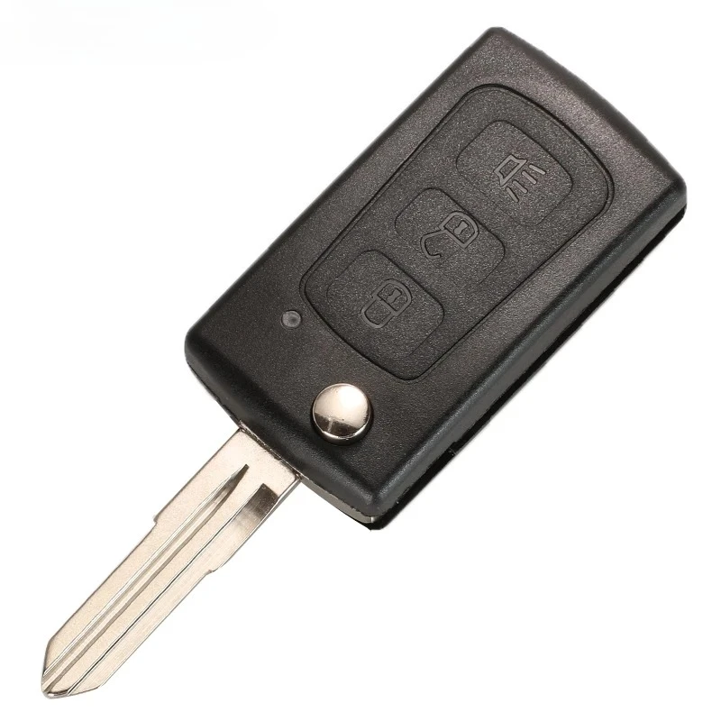 

3 Buttons Flip Remote Key Case Shell For Great Wall Hover Haval H3 H5 Folding Key Fob Housing Replacement No Logo