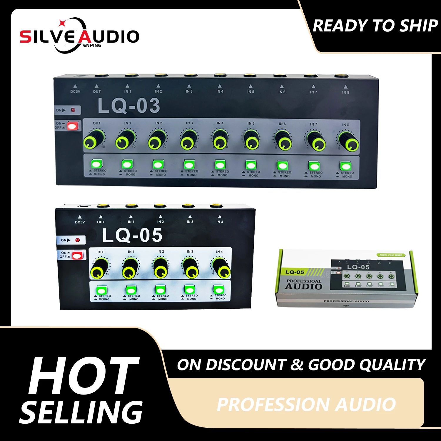 

GAX-LQ03 4/8-channel mixing stage, home mixing console, outdoor live broadcast, small multifunctional mixing effect device