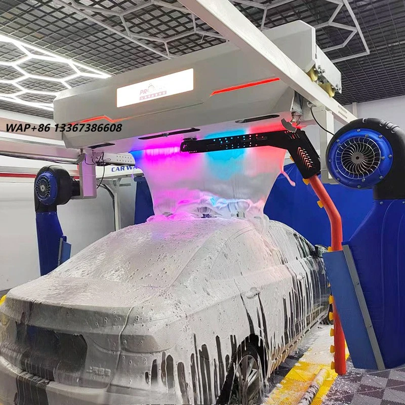 Fully Automatic Intelligent Commercial Car Wash Washing Machine with Touchless High-Pressure Spray and Foam Cleaning System
