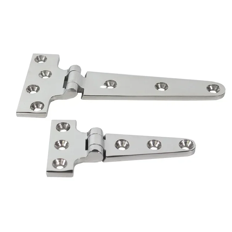 2 PCS Heavy Duty T Hinge 316 Stainless Steel Marine Grade Casting  Door Hatch  Boat