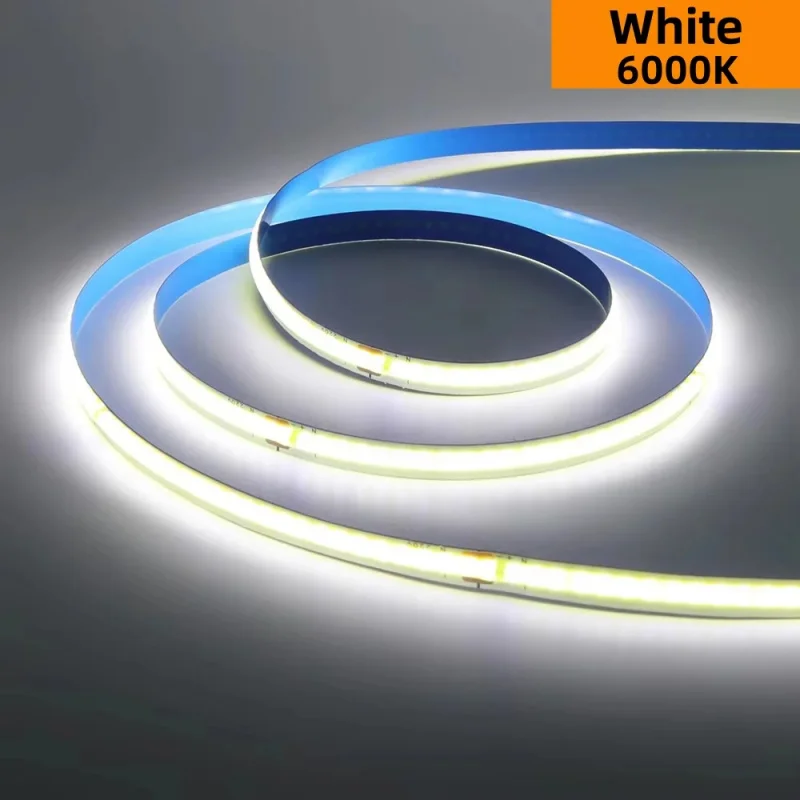 220V COB LED Flexible Strip Light Smart Strip Light IC Does Not Need to Drive High Brightness 240 LED Linear Lighting