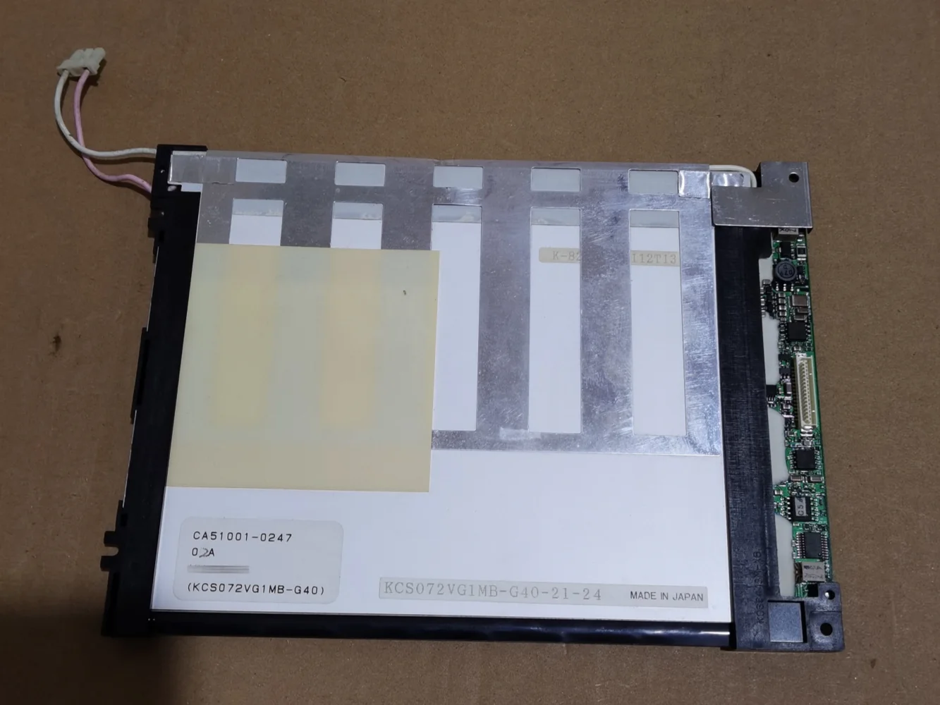 Écran d'affichage LCD d'origine 7.2 pouces A + grade KCS072VG1MB-G40