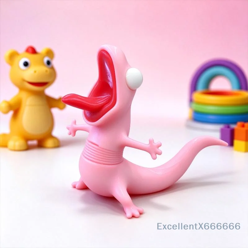 Small Size 3D Printed Green Lizard Statue Fun Desktop Ornament 1Pcs Compact Decor for Office Shelf Narrow Desk
