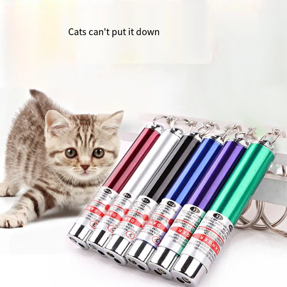 Puntero láser para gatos, juguete láser para gatos, juguete interactivo para entrenamiento de mascotas, adecuado para juego de persecución de perros y gatos gatitos
