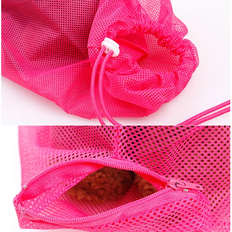 Mesh Cat Grooming Bathing Bag Adjustable Cats Washing Bags For Pet Nail Trimming Injecting Anti Scratch Bite Restraint