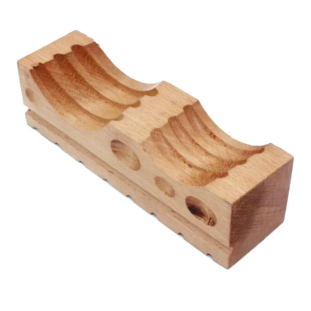 Craftsmanship Enhanced: Hardwood Doming Swage Block, a Must-Have Jewelry Tool