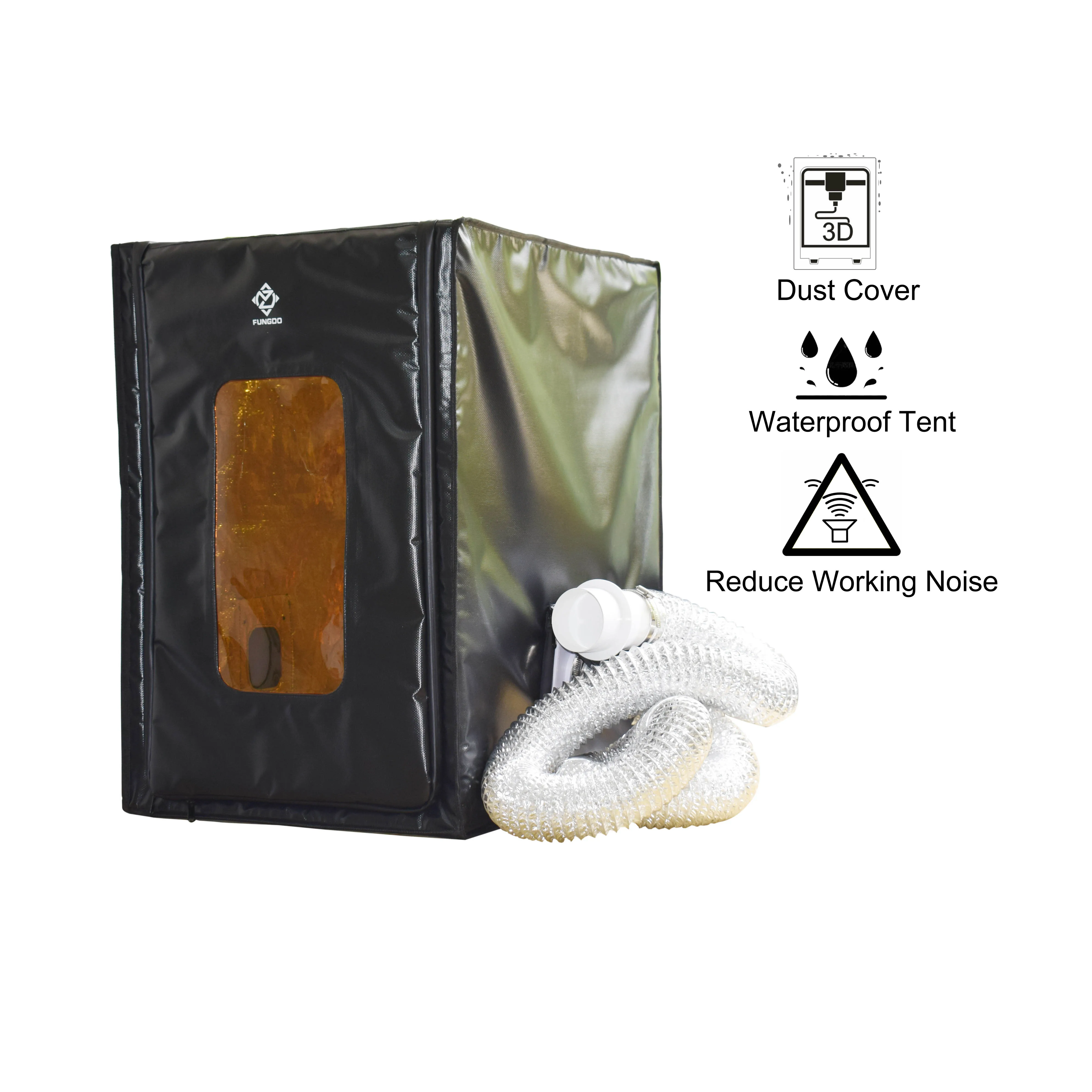 Resin Printer Enclosure  with Ventilation Fans, Multifunctional SLA/FDM Printer Vented Enclosure Tent Cover for  Printer