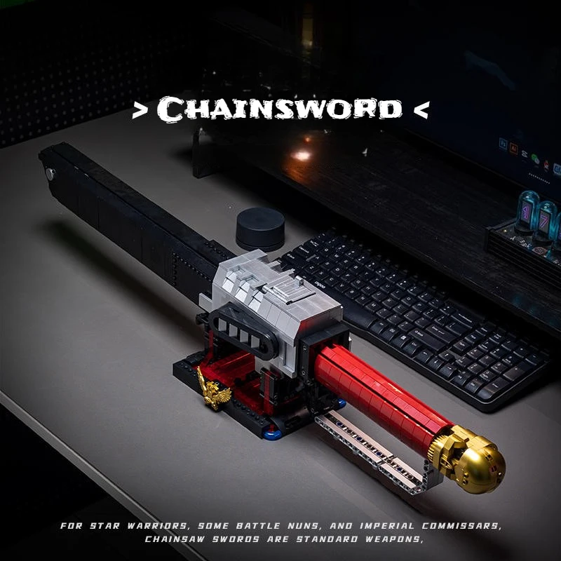 40 K لعبة سلاسل محيطية اللبنات دليل التجميع الأسلحة نموذج مع قاعدة مكتب تحصيل حلية الصبي لعبة هدية #3