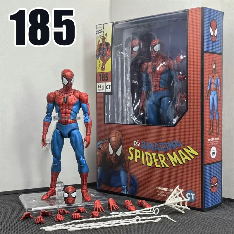 

Оригинальные игрушки Ct, фигурка Человека-паука Mafex 185, удивительный Человек-паук SHF, аниме, экшн-фигурка, индивидуальные подарки, игрушки