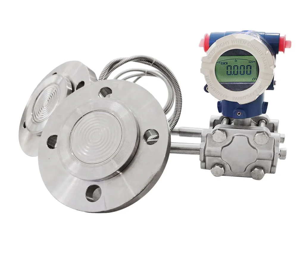 

Sulphuric Acid Flush Diaphragm Pressure Transmitter Stainless Steel Flange Type Level Transmitter