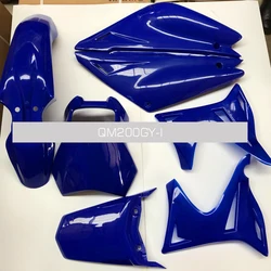 Motorcycle Plastic Body Covers for Suzuki Qingqi Genesis Motocross GXT200 GN200 GS200 QM200GY Dirtbike Fender Light Cover Panels