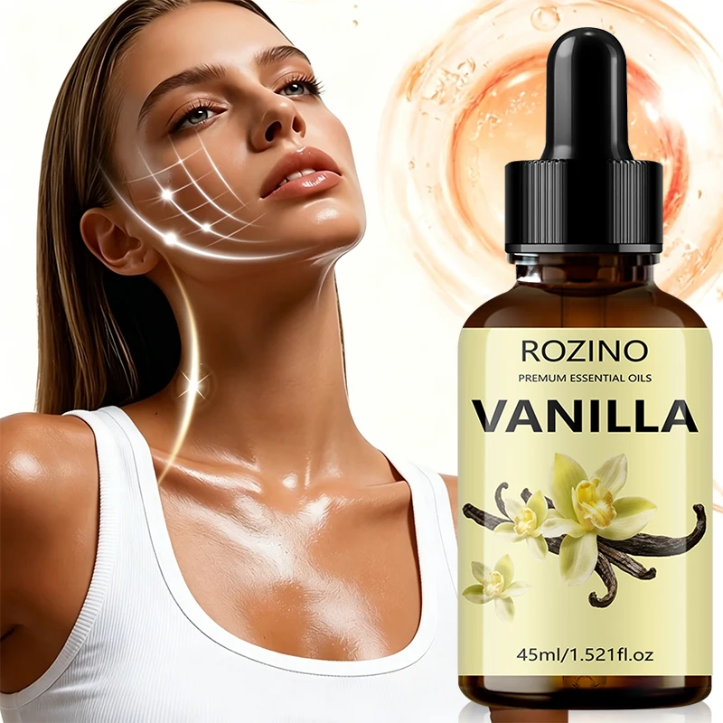ROZINO Moisturizing Care Vanilla Essential Oil has a light, easy-to-apply texture and a subtle, elegant vanilla scent. It can moisturize the skin, gently nourish the skin texture, is comfortable to use, and is versatile in application, suitable for daily whole-body skin care.