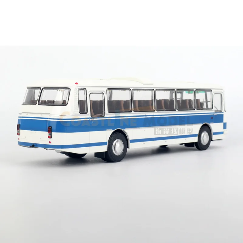 DEMPRICE 1:43 Scale Diecast Alloy Russian Liaz LIAZ699 Bus Toys Cars Model Classics Nostalgia Adult Souvenir Gift Static Display