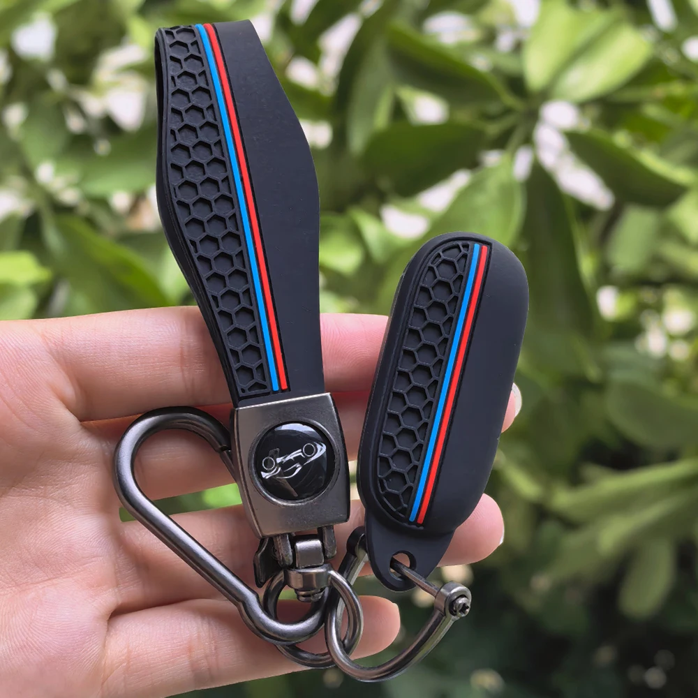 Silicone Motorcycle Key Case for Zontes Kiden GK350 125m 150m 150D 368E 368g 368D 368m 350D 350m ZT350-D Keychain Cover Shell