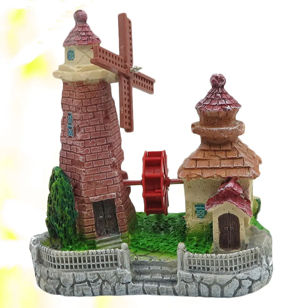 

Creative Windmill Ornament Delicate Craft Sand Table Landscape Decoration M Size Garden Props DIY Gifts Landscape Decoration