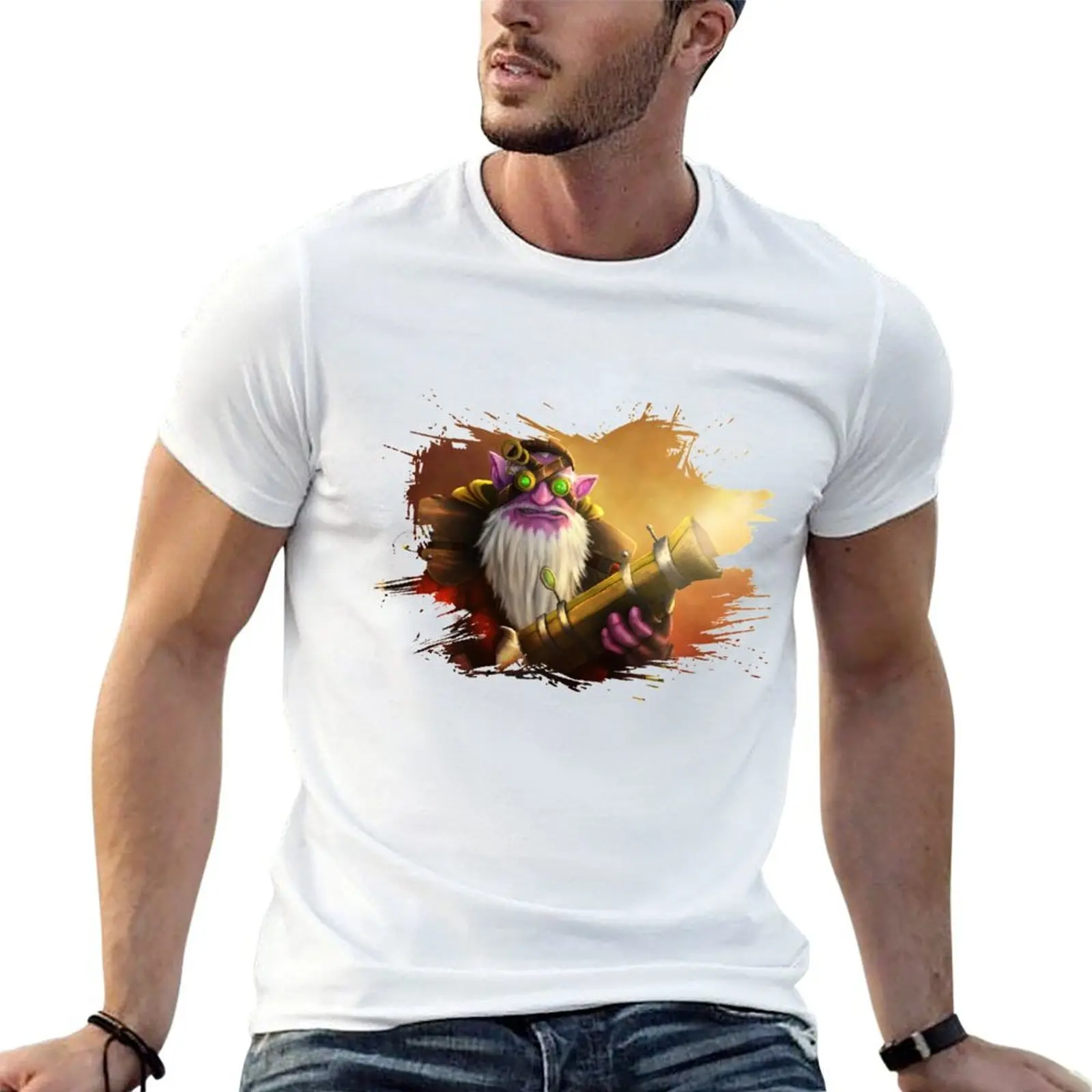 

Dota 2 Sniper T-Shirt t shirts for man pack white t shirt man cotton T-Shirt