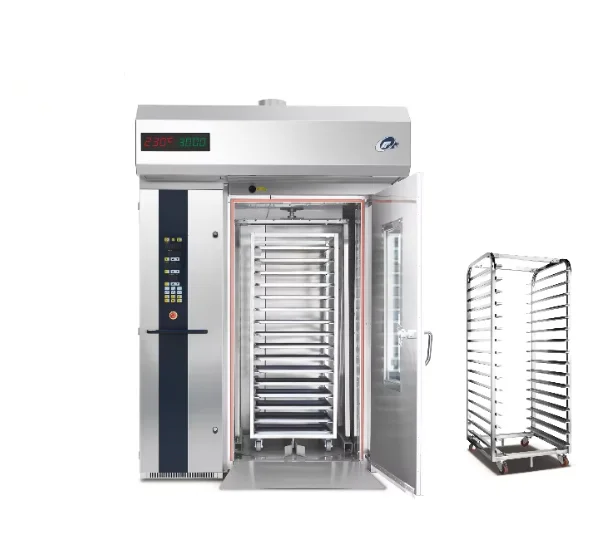 

Industrial Bakery Commercial 32-Tray Rotary Oven Gas/Diesel/Electric-Sale Bread Baking Trolley Italian Design Fruit Corn 380V