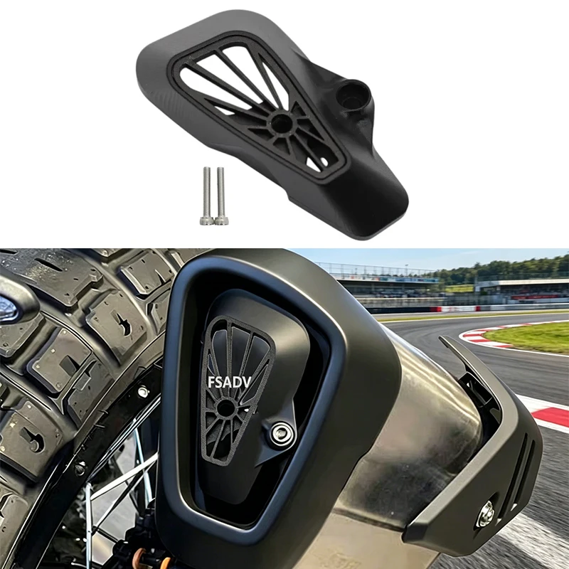 Für CFMOTO 450MT 450 MT 2024 2025 Motorrad Auspuff-Dekorabdeckung Auspuffrohr-Abdeckung Auspuffanschluss-Schutzabdeckung
