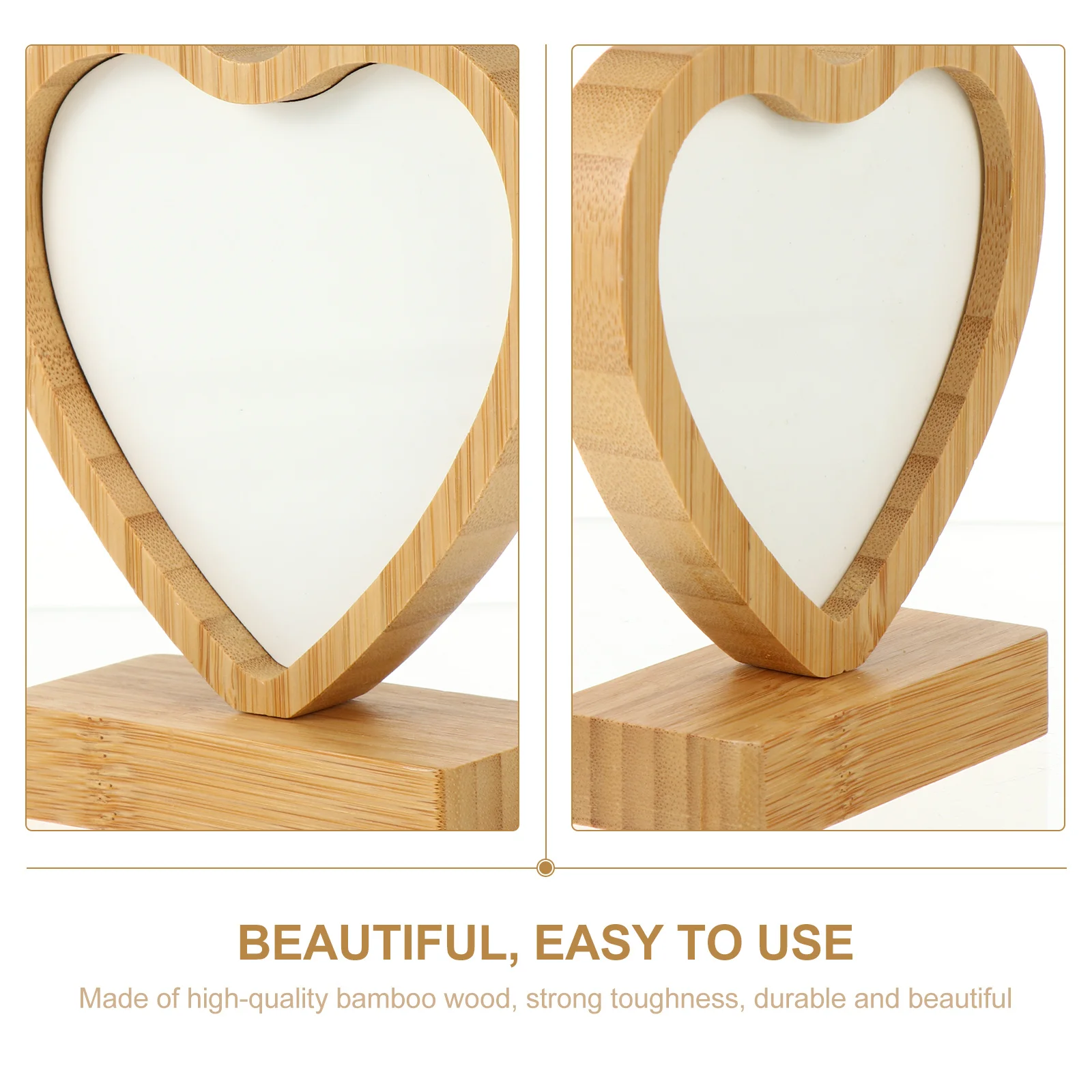 

1Pcs Heart Magnetic Photo Frame Unique Desktop Decoration Creative Photo Holder Practical Picture Display Stylish Picture Frame