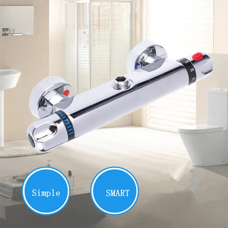 Thermostatic Mixer Tap Mixer Valve Shower Bathtub Home Accessories Shower Cartridge Spare Bathroom Replacement