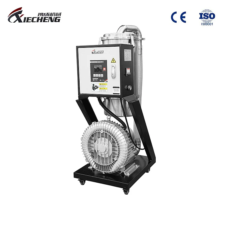 Mesin hisap vakum 5HP 7.5HP 10HP, mesin pengumpan otomatis PVC, pengangkut debu kimia, hisap khusus DX