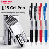 ZEBRA JJ15 Assorted 4 Colors Ink Gel Pen,SARASA Retractable pen 0.5Fast-Drying&Smooth Writing for homework,exam,signing Japanese