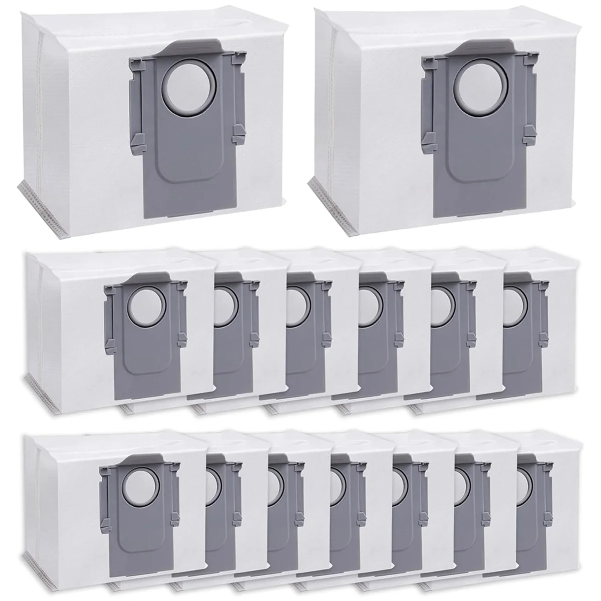 أكياس غبار Top-r15 Pcs للمكنسة الكهربائية Roborock S8+/ S8 Pro Ultra / S7 MaxV Ultra / S7 Pro Ultra / Q7+ / Q7 Max+ / Q5+