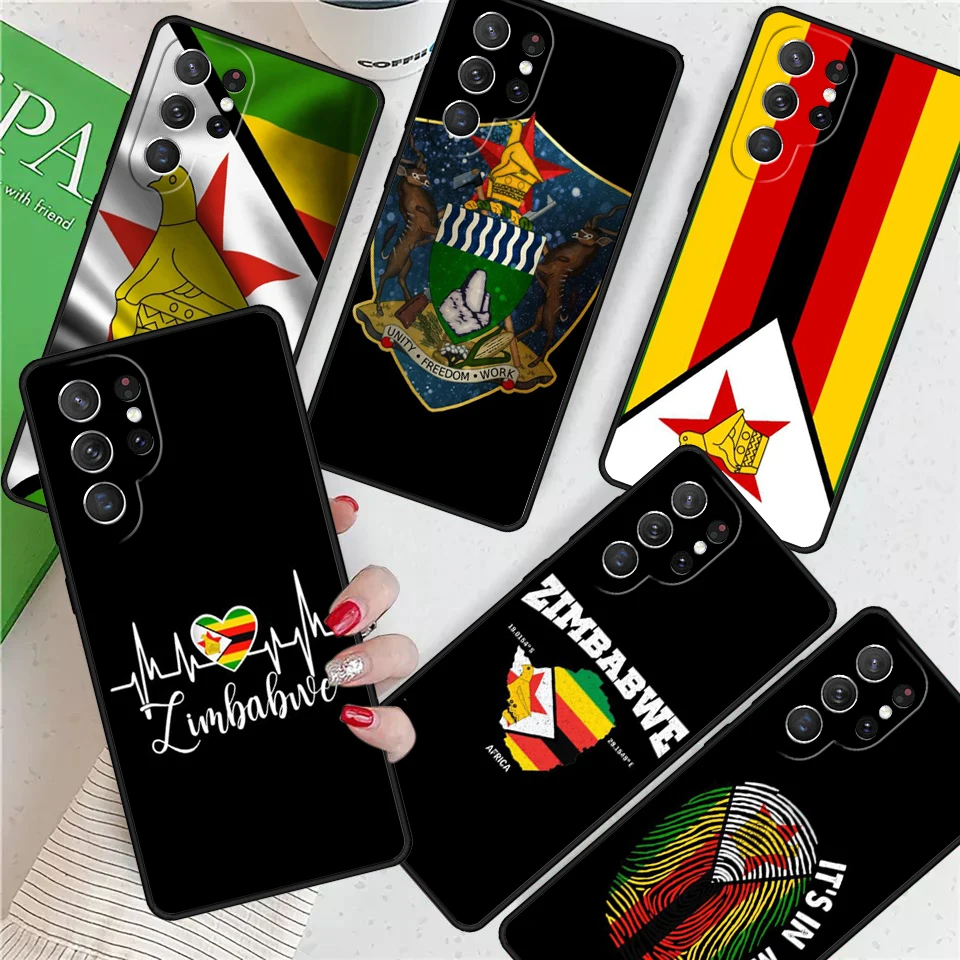 Funda de teléfono con bandera de Nigeria para Samsung Galaxy S24 Ultra S21 S22 S8 S9 S10 5G Note 10 20 Plus FE S23