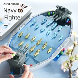 New Navy Combat Board Games Toys Multiplayer Party Interactive Table Games Ejection Ball Fighter Army Operations Toys for Kids