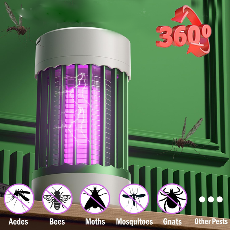  USB Rechargeable Model Electric Shock Mosquito Killer Lamp Portable Mosquito Lamp For Household Bedroom Outdoor Camping 