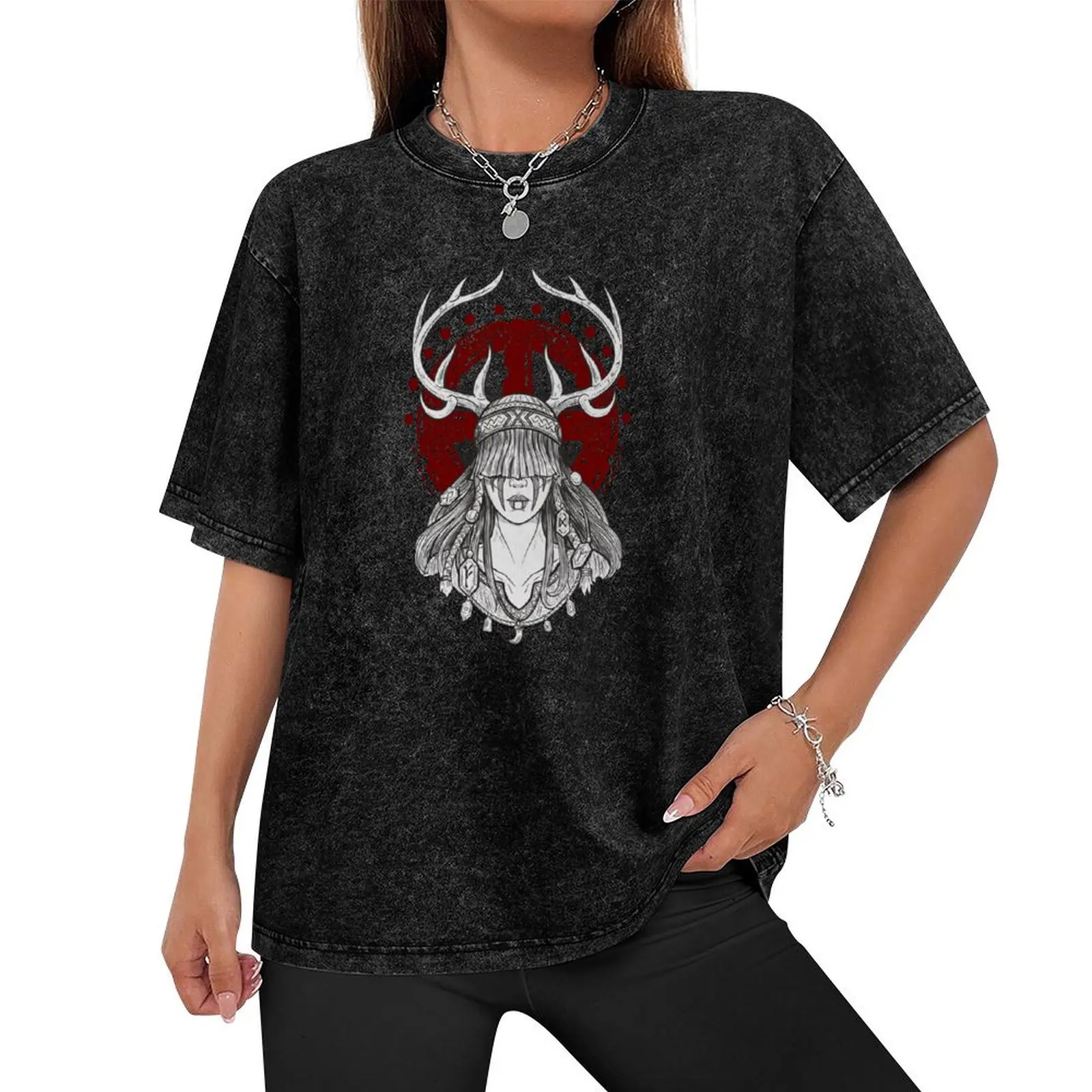 Heilung lovers art T-Shirt tops summer top oversized T-shirts for men cotton