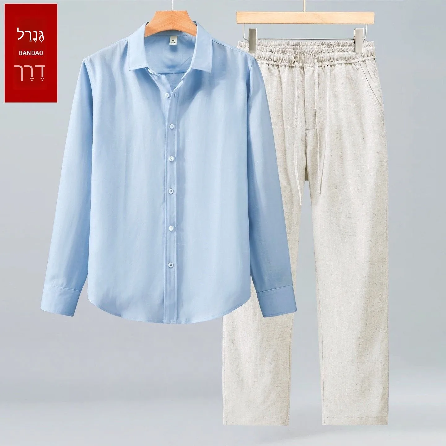 Camisa informal holgada de algodón y lino de manga larga para mujer, estilo adelgazante, sencilla, versátil, para ir al trabajo, ropa exterior holgada de verano