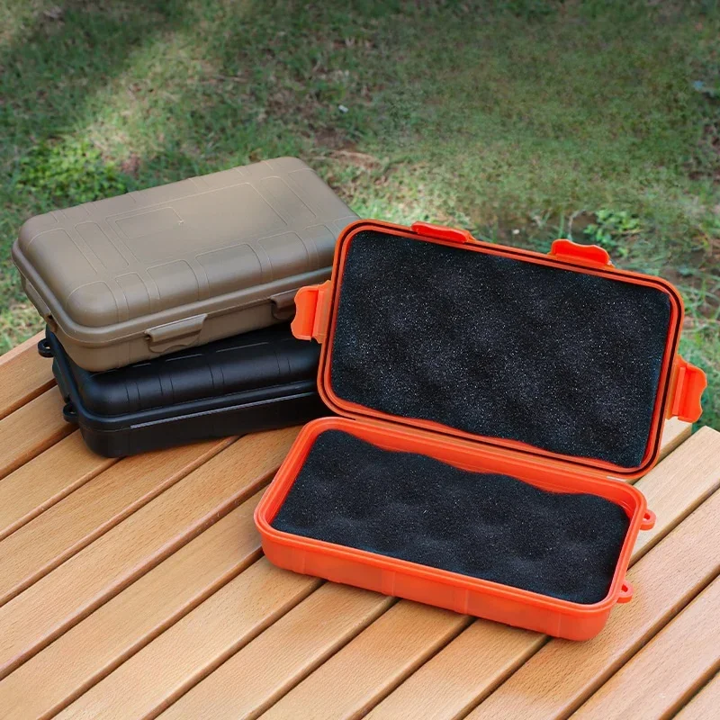 Outdoor Storage Box Waterproof Survival Gear Case Container Lighter Electronic Gadget Wild Sealed Box Camping Equipment 캠핑