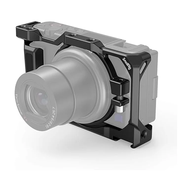 

SmallRig Camera Cage for ZV-1 II/ZV-1F / ZV-1 Camera, with Silicone Gel Grip, Cold Shoe Mount - 2938