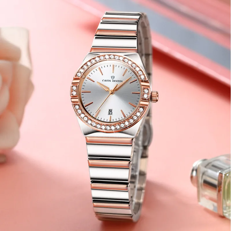 Montre à quartz étanche haut de gamme pour femme, veilleuse, montre transfrontalière pour femme, véritable, nouveauté