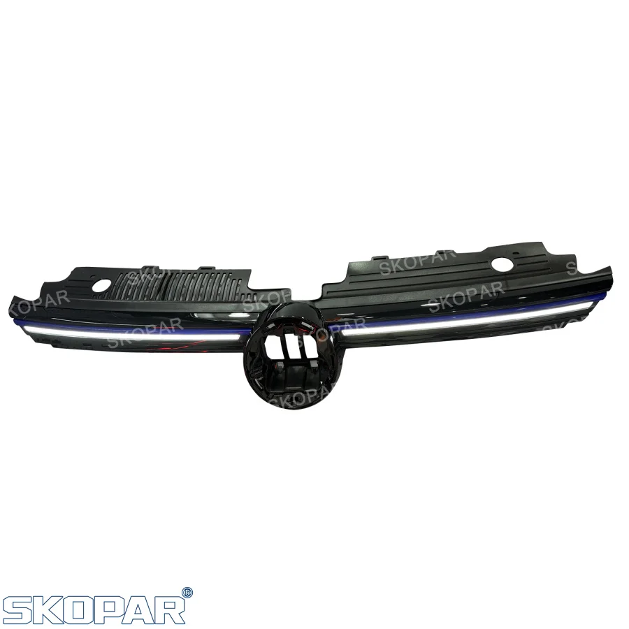 Верхняя центральная решетка для VW Golf 8 MK8 GTI R R-Line 2020 2021 2022 2023 2024 Автомобильные аксессуары Передние светодиодные DRL Ходовые огни