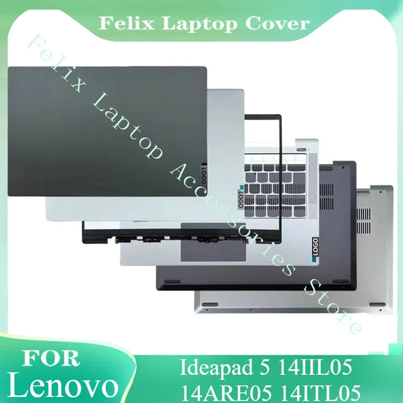 New Laptop For Lenovo Ideapad 5 14IIL05 14ARE05 14ITL05 LCD Rear Cover/Front Frame/Palm Pad/Bottom Cover/hinges/Axle Cover