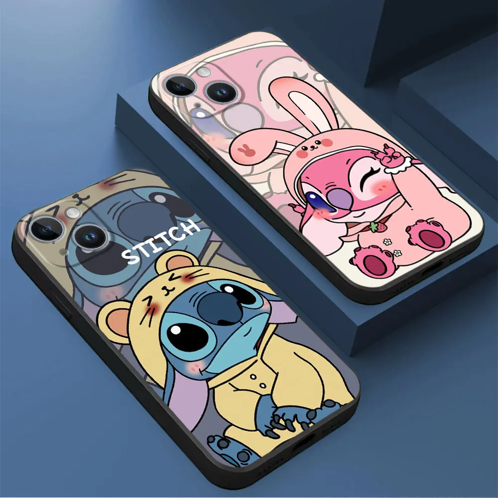 Phone Case for Motorola Moto Edge 30 Neo One Fusion Plus G9 Plus Edge 20 Pro Edge 40 Pro Disney Angel Stitch Cover