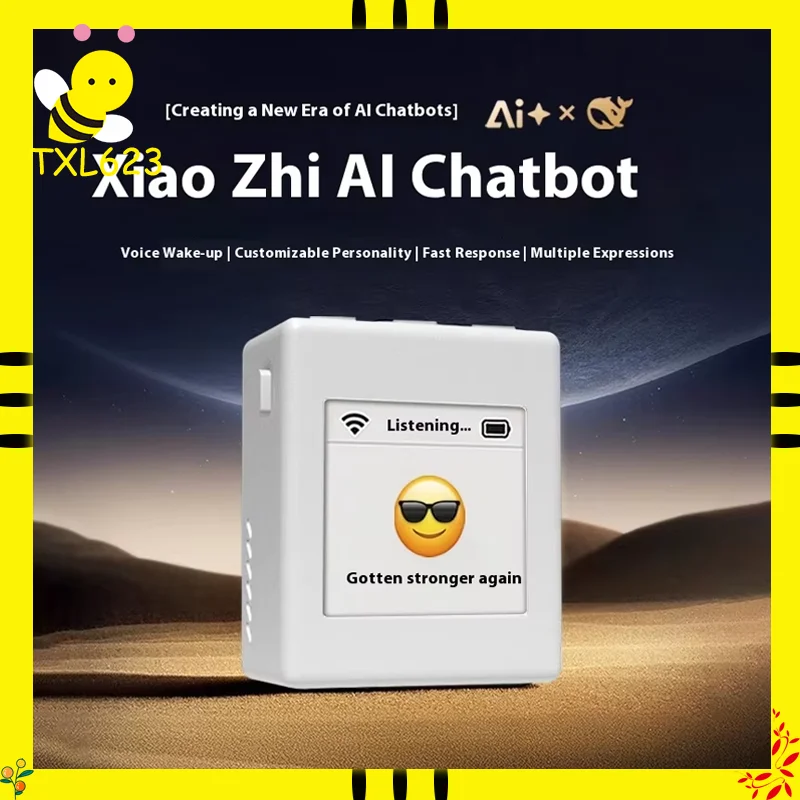 

Xiaozhi Ai голосовой робот, интеллектуальное распознавание диалога, настраиваемое шифрование, индивидуальная роль, компаньон с искусственным интеллектом, подарок для детей