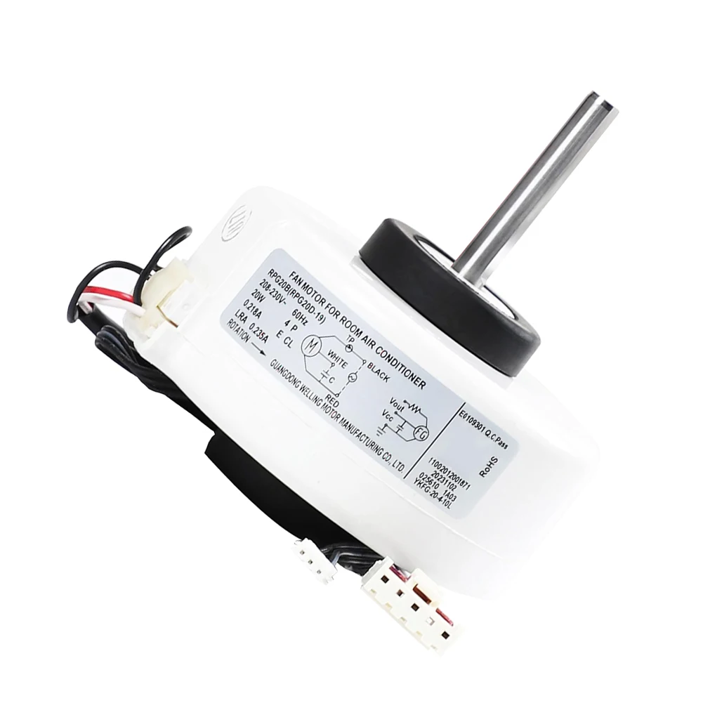 

Temperature Control Motor Brushless Motor 208-230V Voltage Range 20W Low Power Consumption For Midea YKFG-20-4-10L